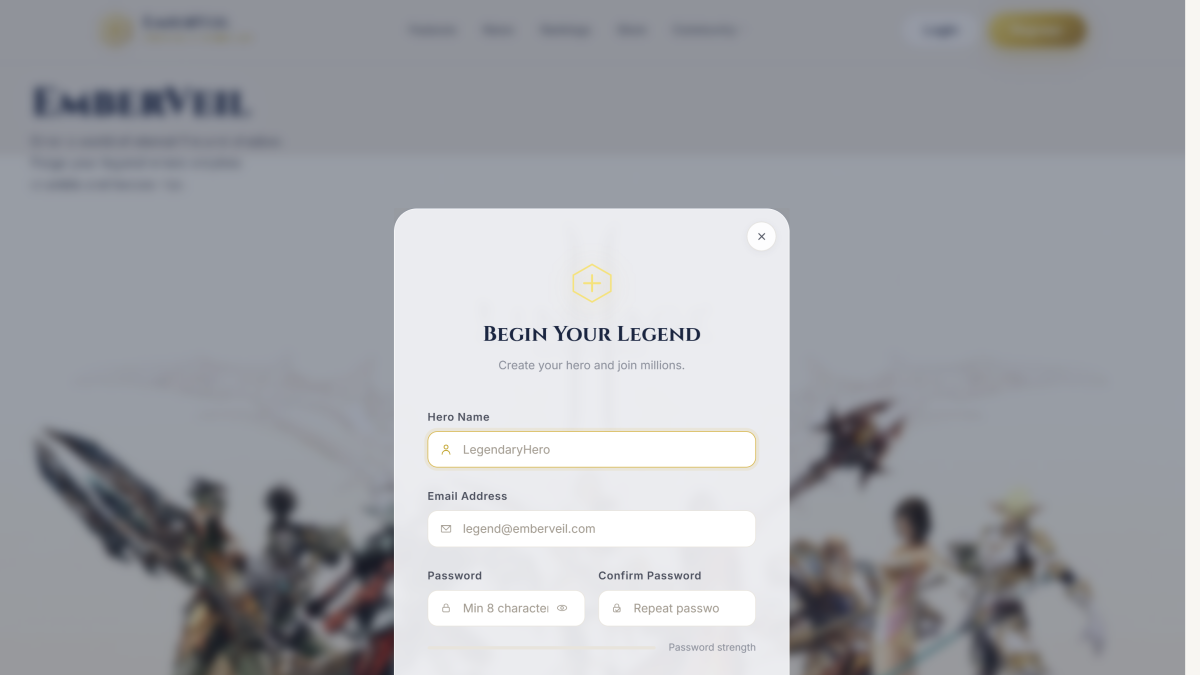 EmberVeil layout