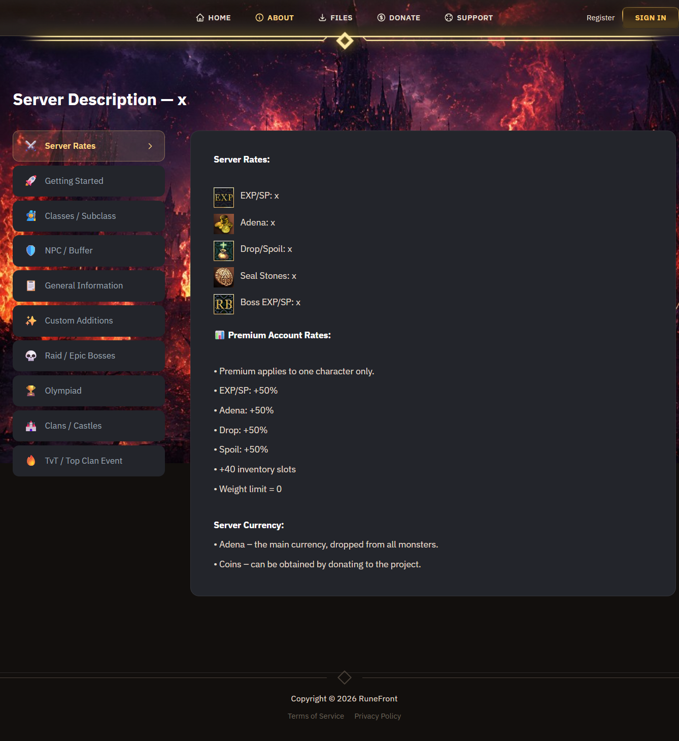 RuneFront preview