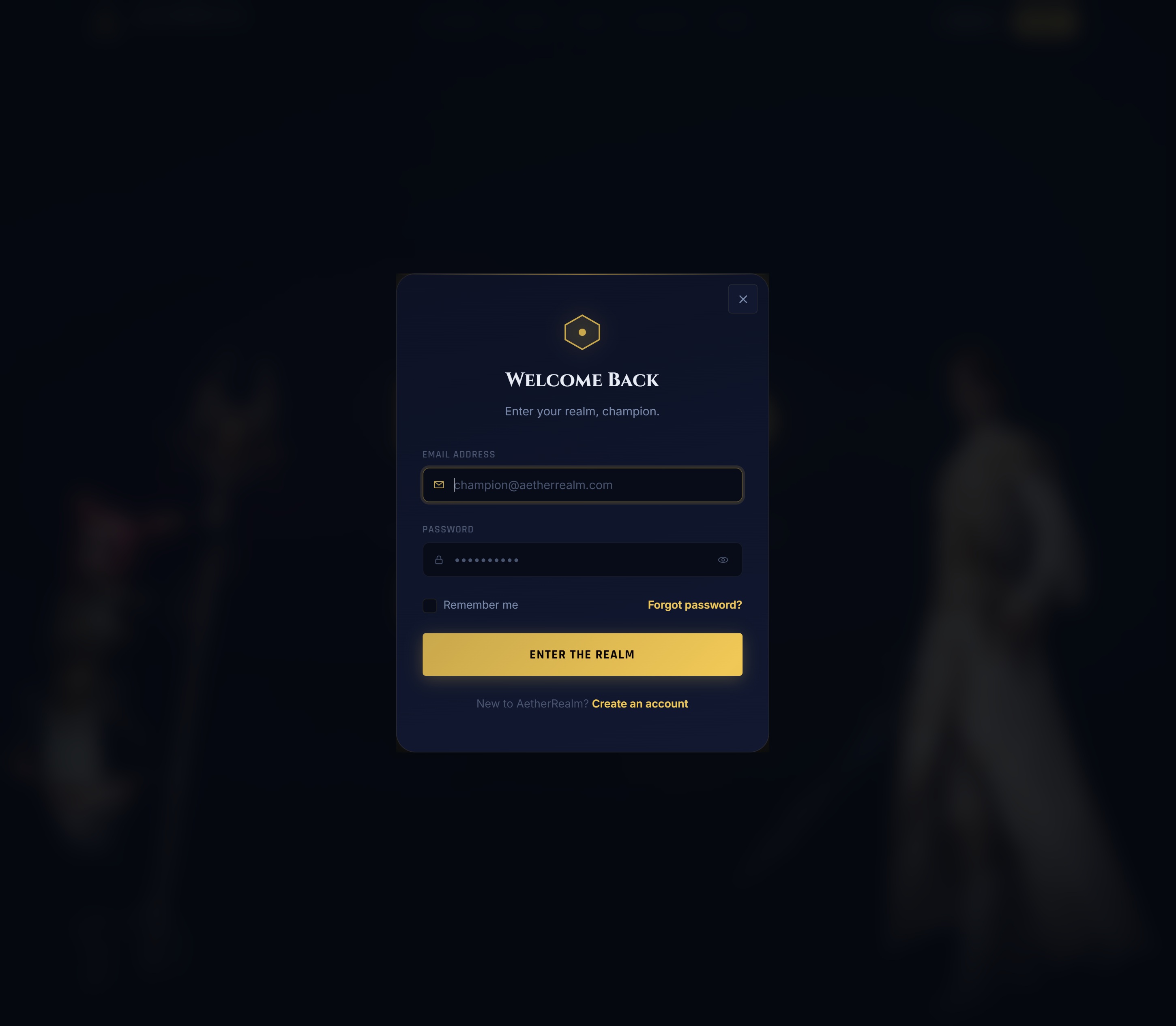 AetherRealm preview