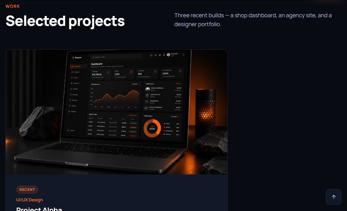 Carter Portfolio – Premium Creative Portfolio Template preview