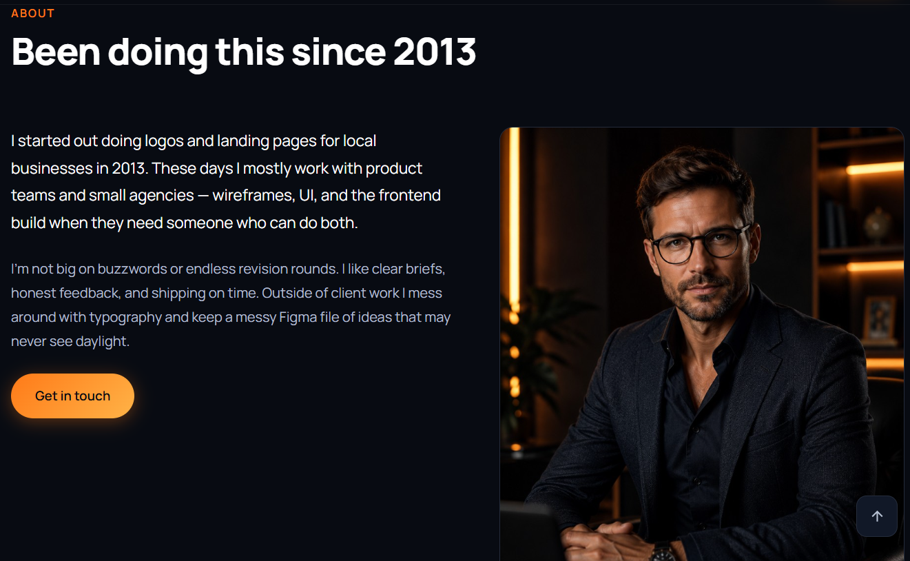 Carter Portfolio – Premium Creative Portfolio Template layout